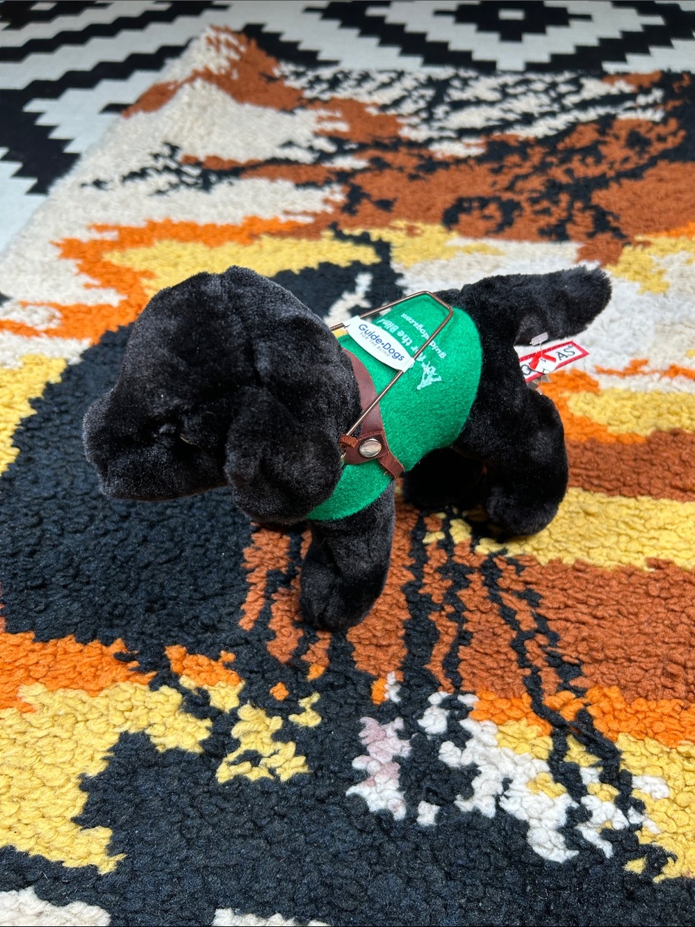 DOUGLAS, “Murphy” black lab, Guide-Dogs for the Blind plushie!!